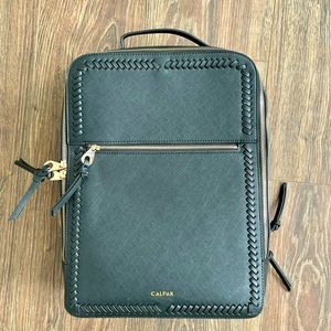 Calpak Kaya Backpack Black with Gold hardware